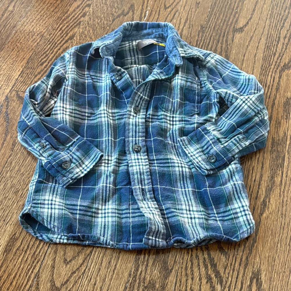 Stylish Kids Plaid Button Down Shirt